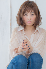 エアリー感を持たせたデジタルパーマミックススタイル AKI-186|ALICe by afloatのヘアスタイル