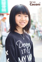 かわいいお子様カット!軽めの外ハネにカット〜めっちゃ、気にってもらえました〜|Cut wa Coconi (交野市美容室・美容院)のヘアスタイル