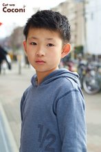 かわいいお子様カット〜さわやかなイケメンの男の子が、来てくれました!!!|Cut wa Coconi (交野市美容室・美容院)のヘアスタイル