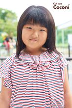 かわいいお子様カット!めっちゃ、髪 軽くなっていい感じやね☆|Cut wa Coconi (交野市美容室・美容院)のヘアスタイル
