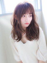 ひし形小顔に見えるゆるふわミックスデジタルウェーブパーマ|Secretのヘアスタイル