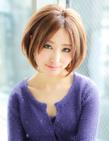 前下りショートボブ
