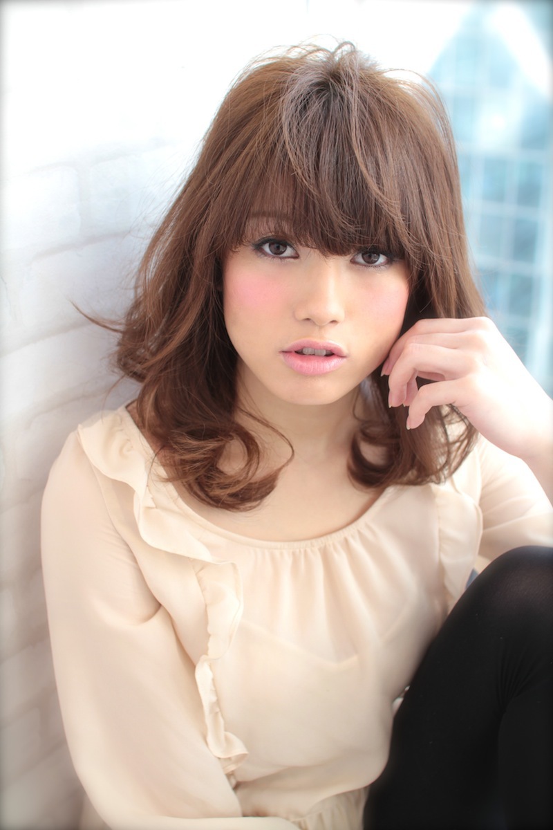 小顔ロング