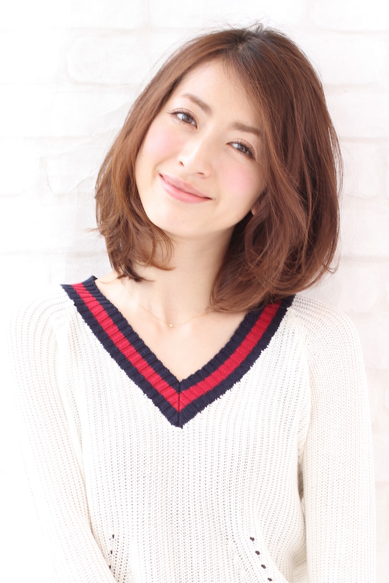 大人愛されミディアム☆ナチュラル巻き髪 