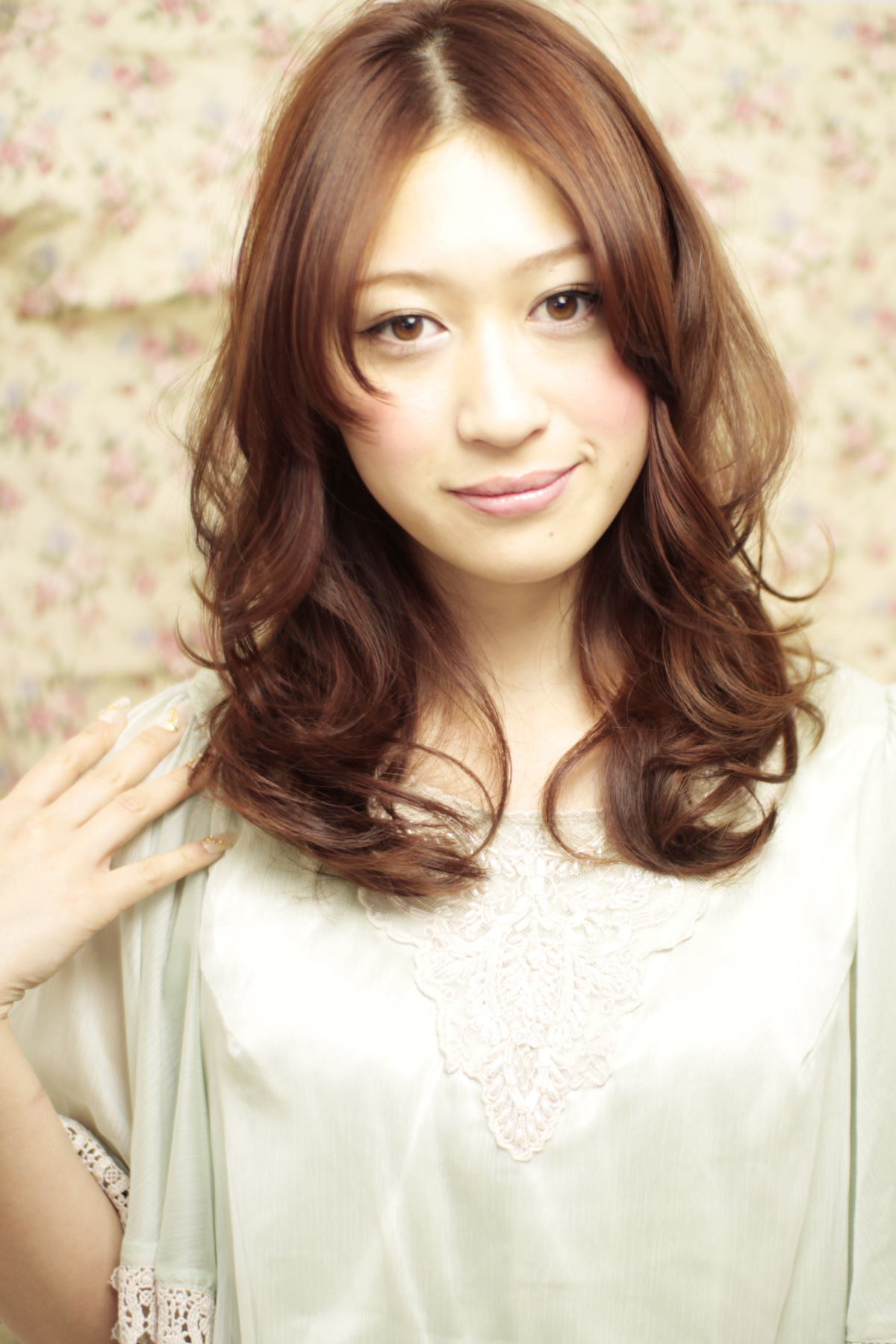 大人可愛い　ナチュラルウェーブ