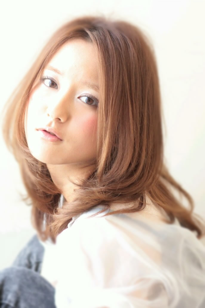 小顔ワンカールミディ 2013 夏 ヘアカタログ 403