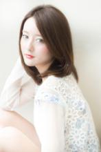 大人可愛い小顔ミディアムストレート 460【2013 秋 冬】【髪型 ヘアカタログ】【縮毛矯正 パーマ】|AFLOAT JAPAN 鈴木 司のヘアスタイル