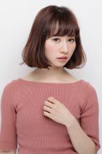 ふんわりシルエットでツヤ感を重視したナチュラルなAラインボブ|AFLOAT JAPANのヘアスタイル