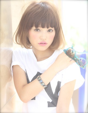 2013冬ヘアスタイル　内巻きワンカールボブ髪型