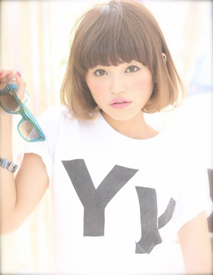 2013冬ヘアスタイル　内巻きワンカールボブ髪型