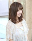 似合わせふんわり小顔ミディアムパーマ