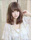 似合わせふんわり小顔ミディアムパーマ