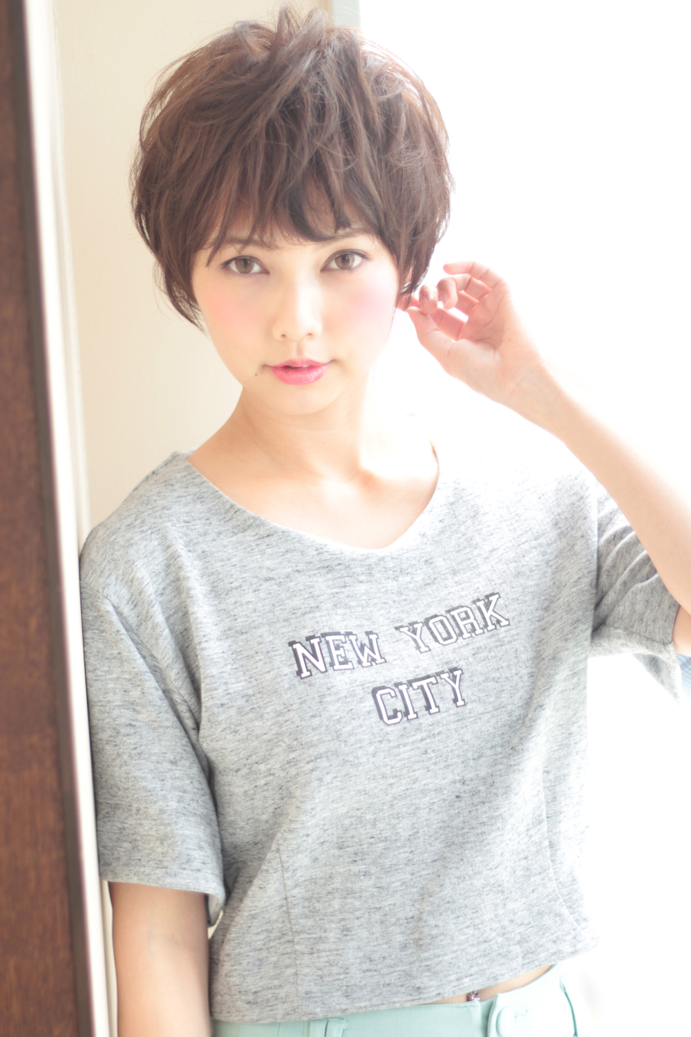 ニュアンス小顔ショート