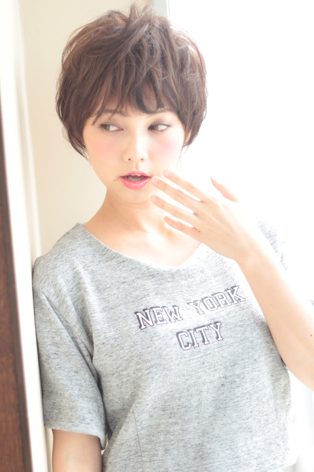 ニュアンス小顔ショート