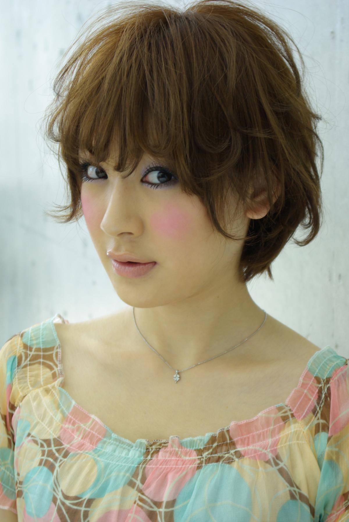 大人可愛いショートヘア☆ニュアンスカールで女性らしいショートヘアに！！