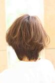 2012 冬　前髪長めショートボブヘアスタイル　（髪型）