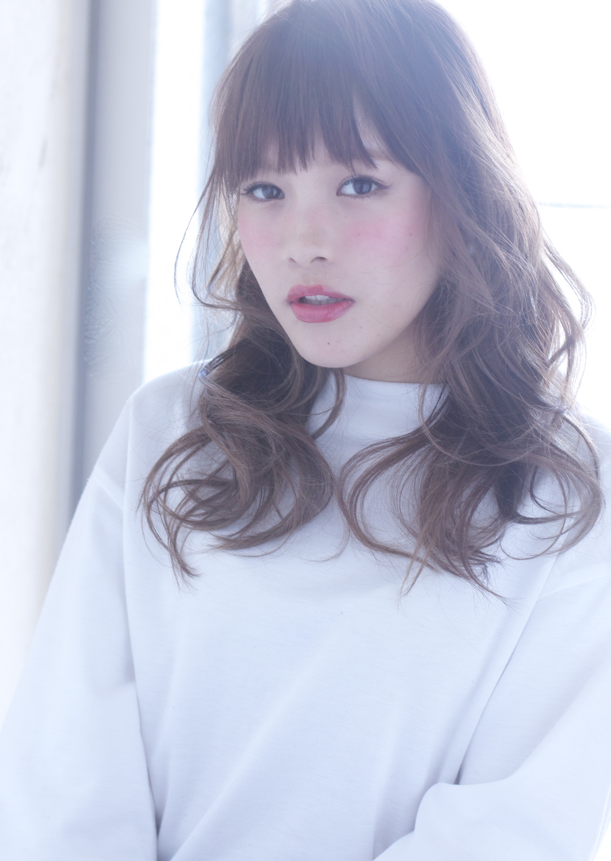 イノセントカラー　シースルーバングロングA178