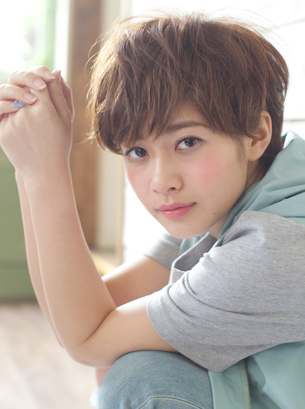 イノセントカラーのラフショート【H-59】
