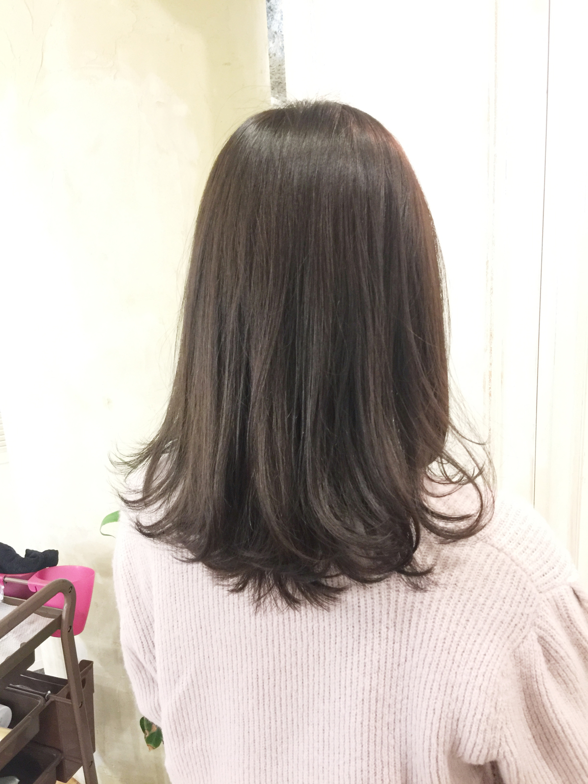担当中島・黒染めからのラベンダーアッシュ【N-510】