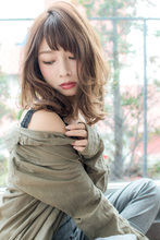 透明感大人カラー春ベージュ【ピンクアッシュ】U-177|ALICe by afloatのヘアスタイル