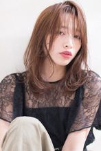 ラフなレイヤー簡単スタイリングシースルーバング AKI-369|ALICe by afloatのヘアスタイル