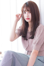 ストレートワンカール簡単スタイリングスタイル AKI-385|ALICe by afloatのヘアスタイル