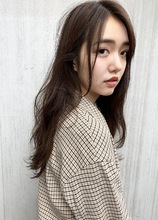 モーヴカラー ゆるふわフェミニンパーマ M223|ALICe by afloatのヘアスタイル