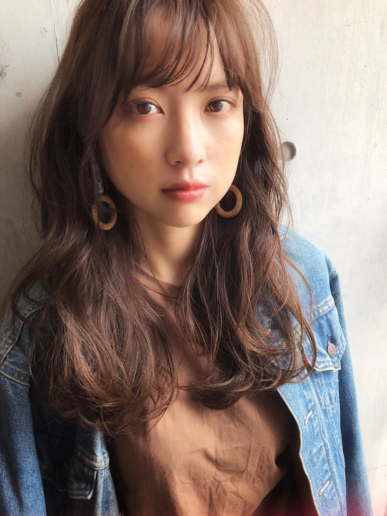黒髪ロング デジタルパーマ：L173476668｜スパリゾート オハナ(SPA RESORT OHANA)のヘアスタイル｜ホットペッパービューティー