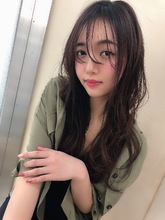 春のシースルーセミディ【シナモンブランジュ】U-231|ALICe by afloatのヘアスタイル
