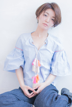 やわらかカラー春ショート AKI-461|ALICe by afloatのヘアスタイル