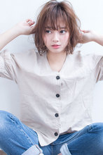 柔らかフェミニンなデジタルパーマスタイル AKI-490|ALICe by afloatのヘアスタイル