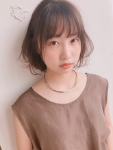 シースルーバング ツヤボブ【y−492】|ALICe by afloatのヘアスタイル