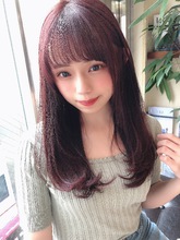 ワンカールセミディ【ラベンダーピンク】U-294|ALICe by afloatのヘアスタイル