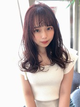 女子アナ風ラフセミディ【シナモンブランジュ】U-296|ALICe by afloatのヘアスタイル