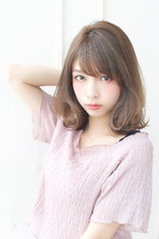 簡単スタイリングミディ【ラベンダーグレー】U-307|ALICe by afloatのヘアスタイル