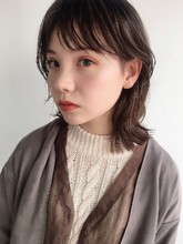 ウルフレイヤーくびれボブミディ60|ALICe by afloatのヘアスタイル