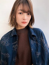 外はねが可愛いカジュアルボブ 【y−568】|ALICe by afloatのヘアスタイル