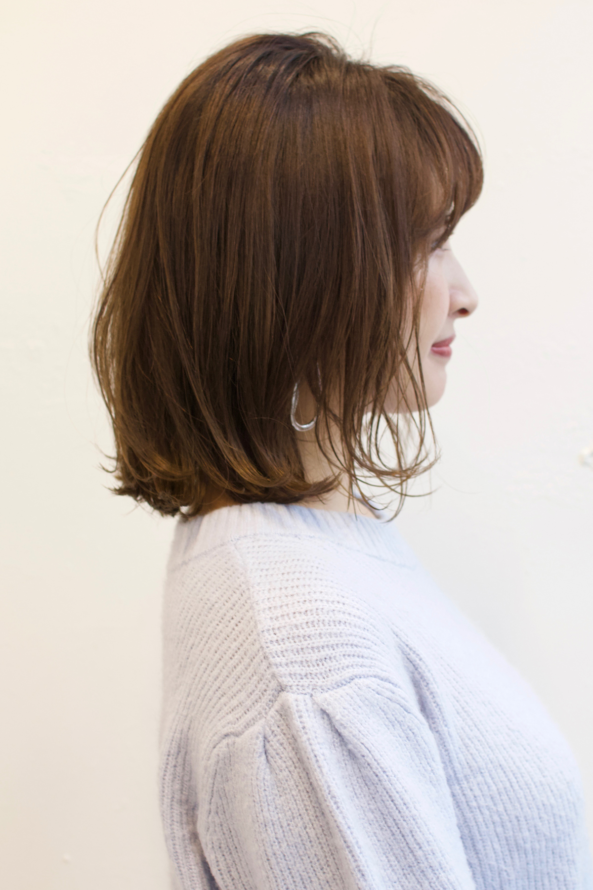 可愛さと大人の気品をまとった外ハネボブ