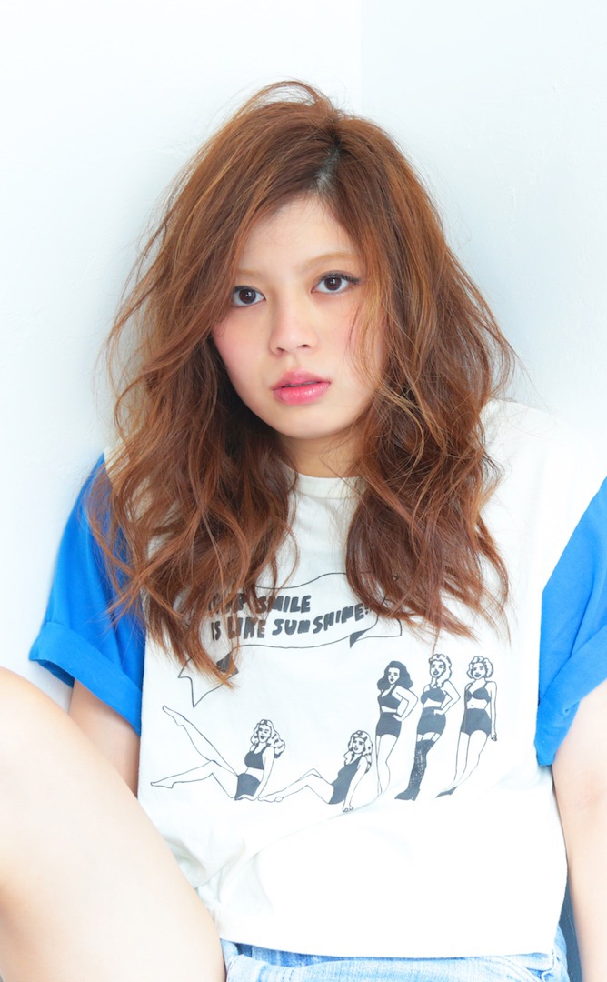 セクシーヘアは前髪長めに☆