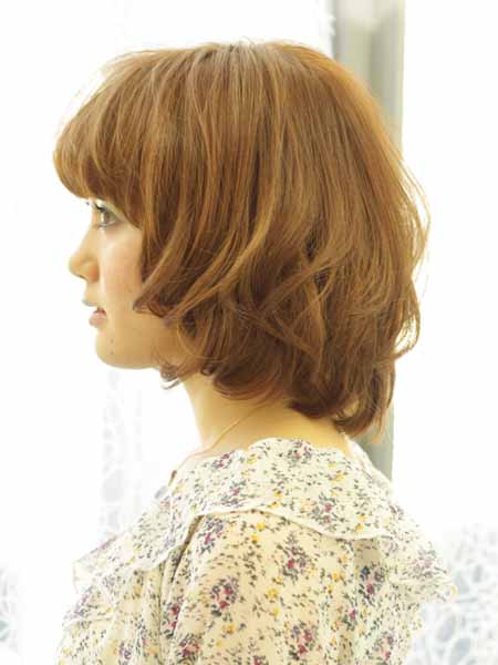 笑顔になれるパーマ ミディアム編