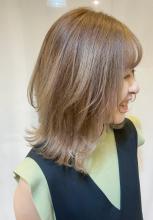 長さを変えずに顔まわりだけで気軽にイメチェンできます|Raffine 三宮のヘアスタイル