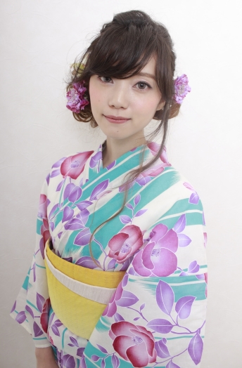 アンニュイ くるりんぱ浴衣 アレンジ 吉祥寺の美容室 Bibi のヘアスタイル Rasysa らしさ