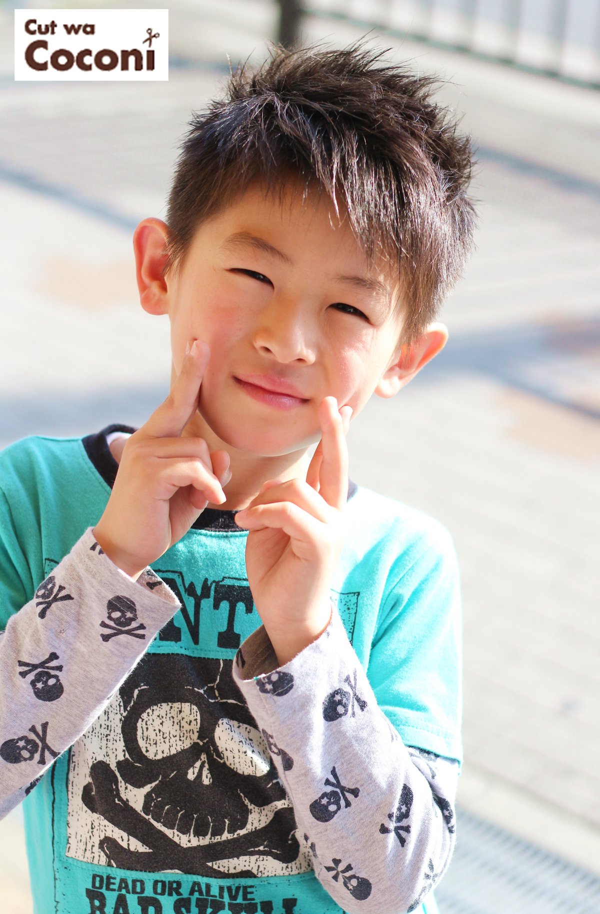 かわいいお子様カット！めっちゃ、かわいいポーズですね～