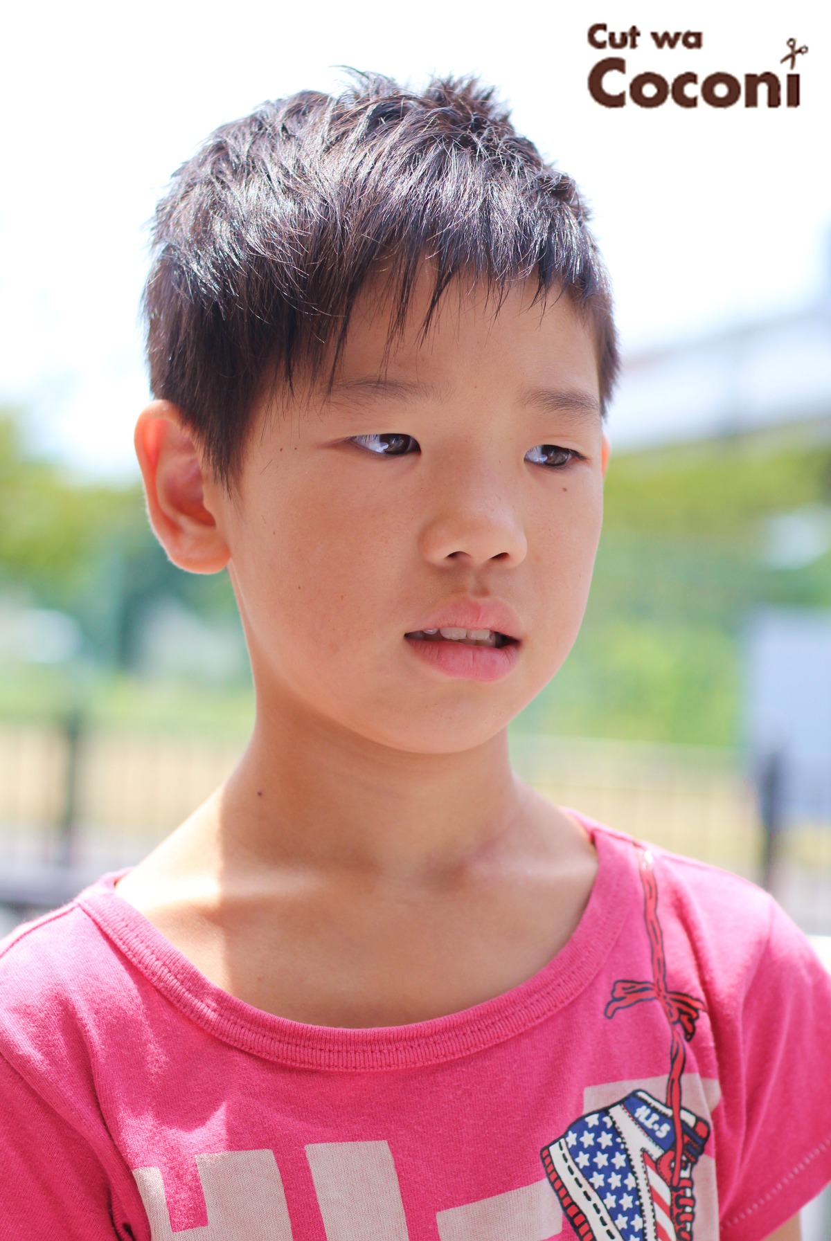かわいいお子様カット！さわやかな男の子のアシメのヘアスタイル～！！！