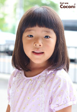 かわいいお子様カット!肩くらいの長さにカットして、いい感じ〜|Cut wa Coconi (交野市美容室・美容院)のヘアスタイル
