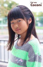かわいいお子様カット!いつも、ご来店ありがとう〜サイドの編み込みいい感じですね☆|Cut wa Coconi (交野市美容室・美容院)のヘアスタイル