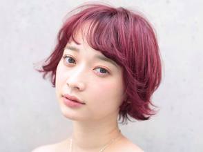 デザインカラー☆オン眉シースルーバング|DaB OMOTESANDOのヘアスタイル