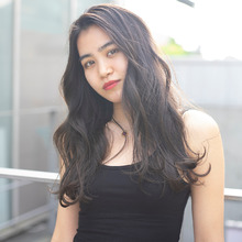センターパートフェザーロング|DaB OMOTESANDOのヘアスタイル