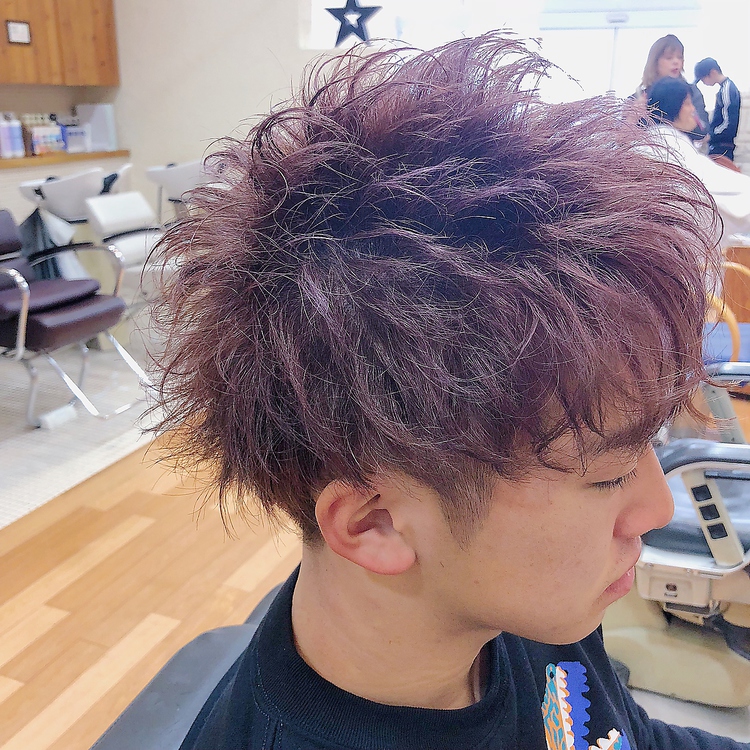 メンズピンクバイオレット ｜ 生駒・学園前・登美が丘の美容室・理容室 HAIR MAKE FEEL 本店のメンズヘアスタイル ｜ Rasysa