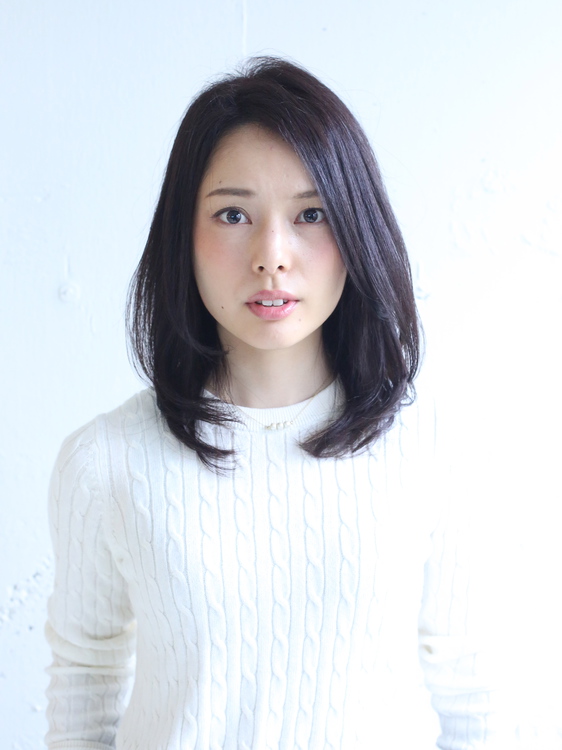 ナチュラルストレートミディアム 青山 表参道の美容室 S Hair Salonのヘアスタイル Rasysa らしさ